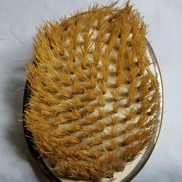 Vintage Vanity Set: Mirror, Brush & Hair Receiver - Picture 11 of 15